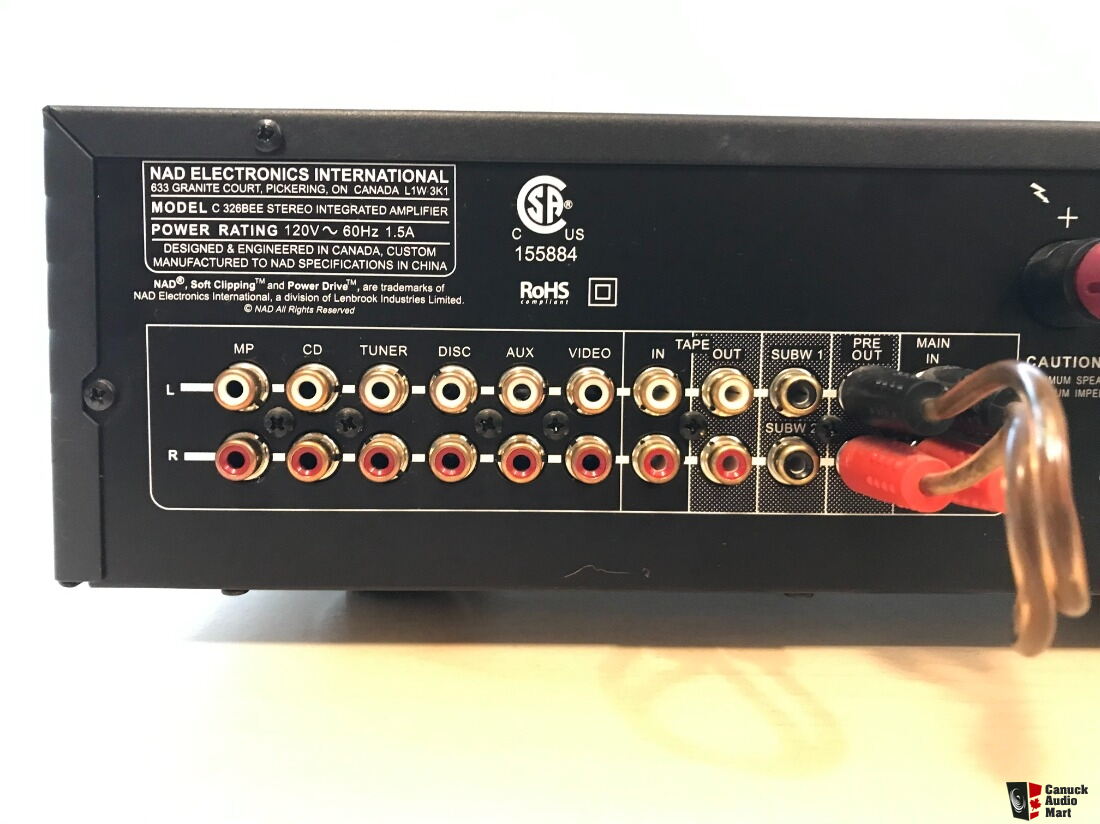 Amplificateur stéréo NAD C326BEE Repair KIT - tous les condensateurs