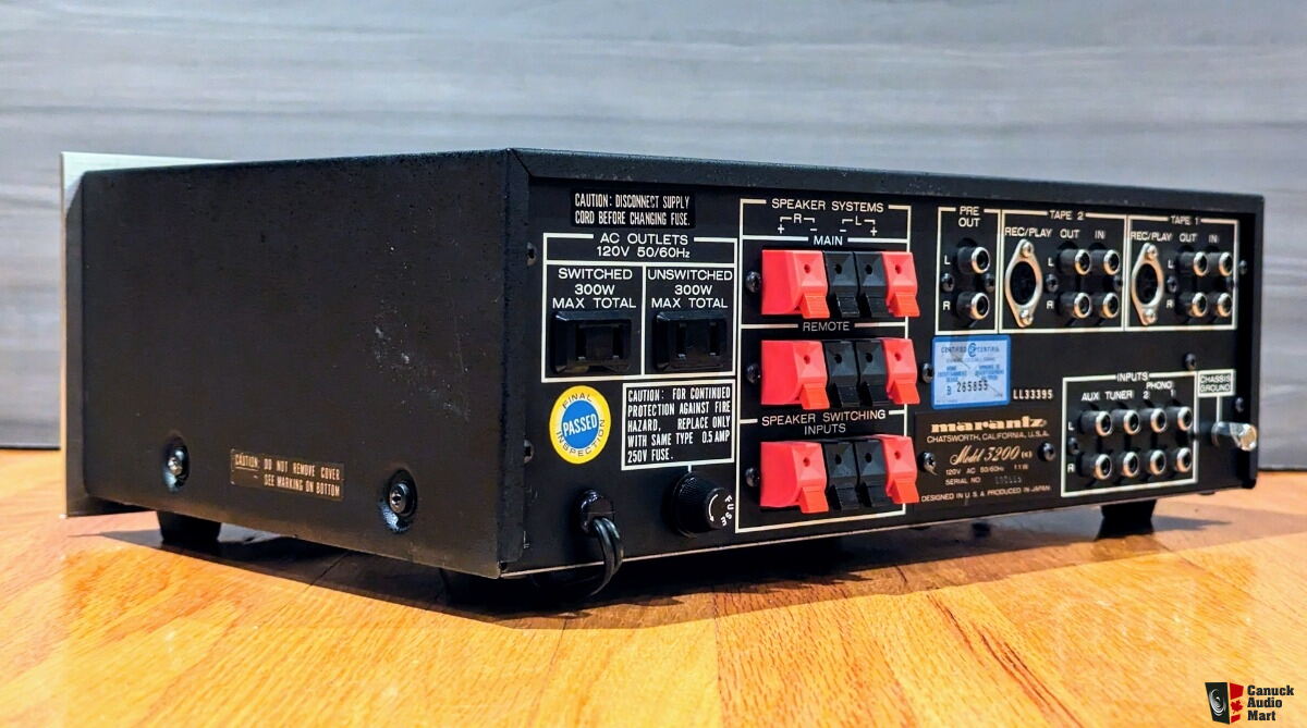 Marantz Model 3200 Preamplifier/ Fully Re-Capped/ Fully Restored