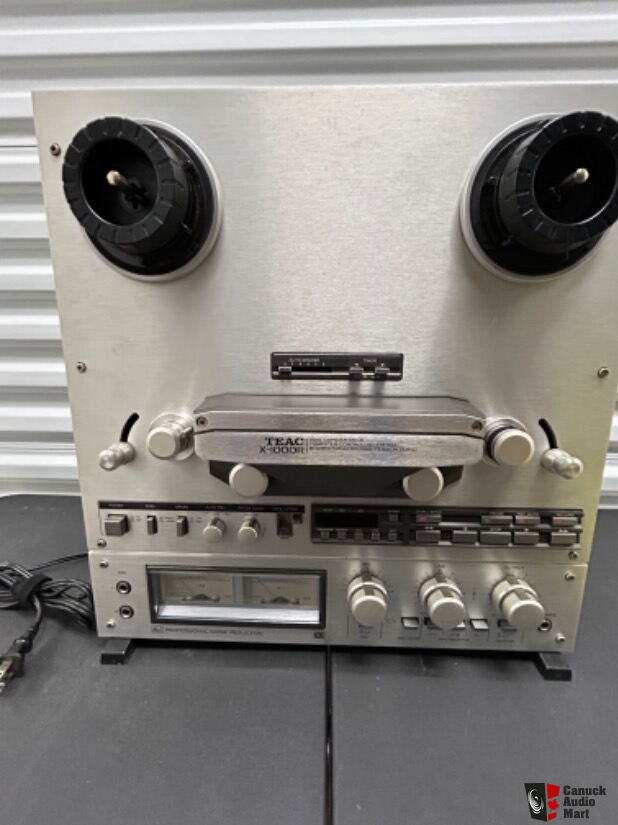 TEAC X-1000R 1/4 2-Track Reel to Reel Tape Recorder Photo #4807414 - US  Audio Mart