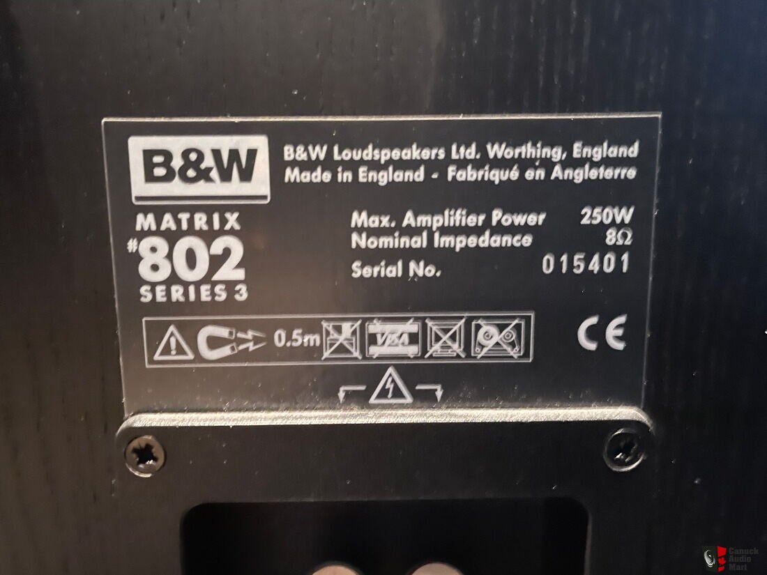 B W 802 Matrix 3 s Photo 4829282 Canuck Audio Mart B w 802 matrix 3 s photo 4829282 canuck audio mart