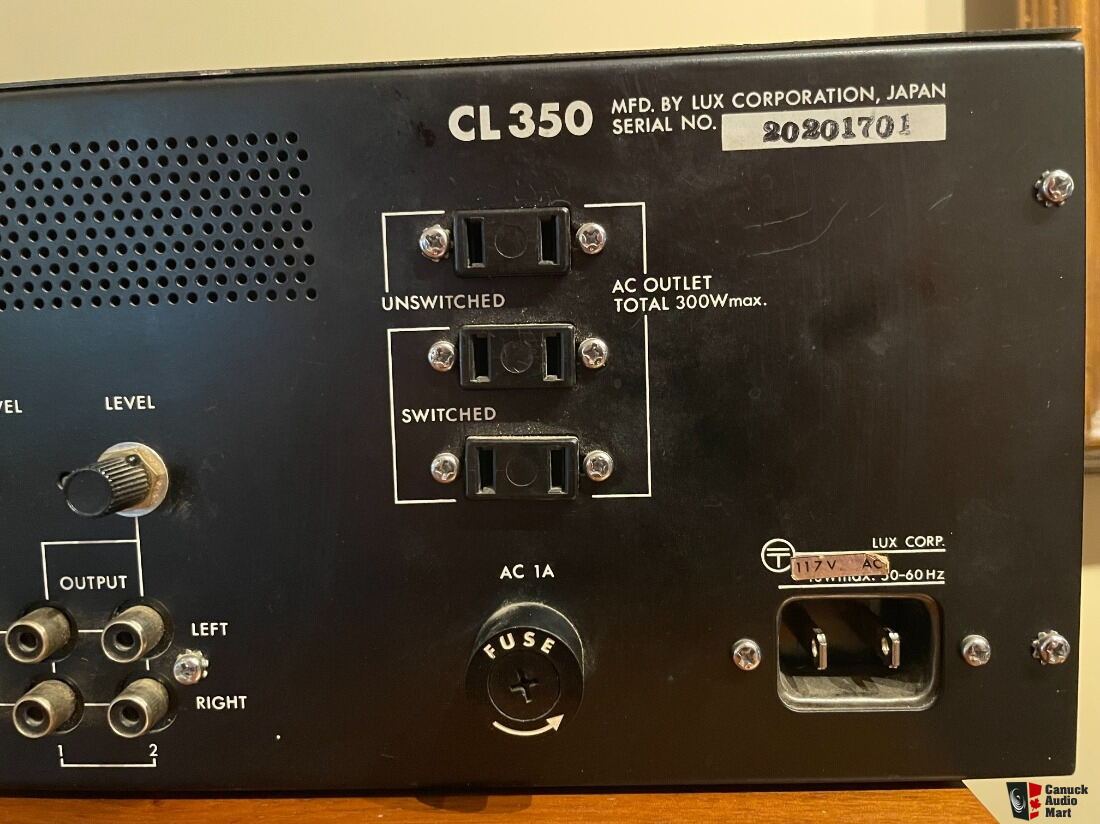 Luxman Control Amplifier (Preamp) CL350 LUX Photo #4853899
