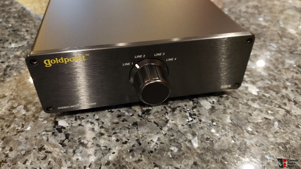 Goldpoint SW4 RCA Stereo Input/Output Switching Control For Sale ...