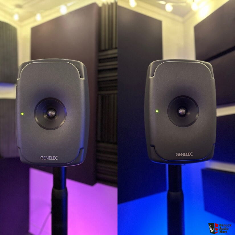 Genelec 8341A+7350A+スタンドセット 8341A 3-Way Powered Coaxial Studio Monitor (Pair) + Stands +