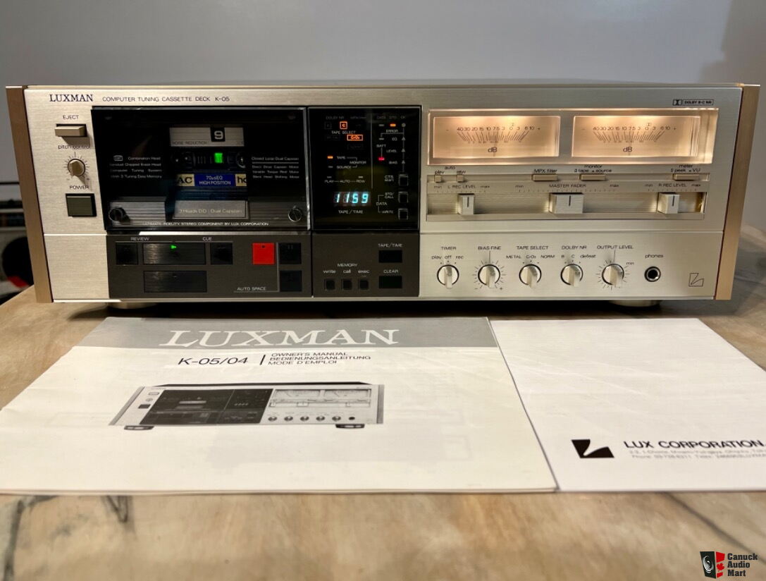 1985 Luxman K-05 (Alpine AL-90 Silver Copy) W/ original manual Photo ...