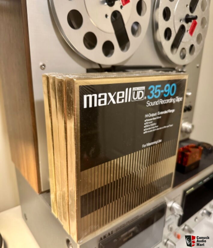 4 Sealed 7 Maxell UD 35-90 reel to reel tape For Sale - Canuck