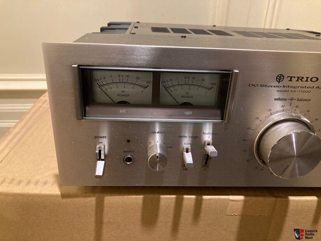 TRIO KA-7700D (Kenwood KA-9100) Amplifier in excellent condition