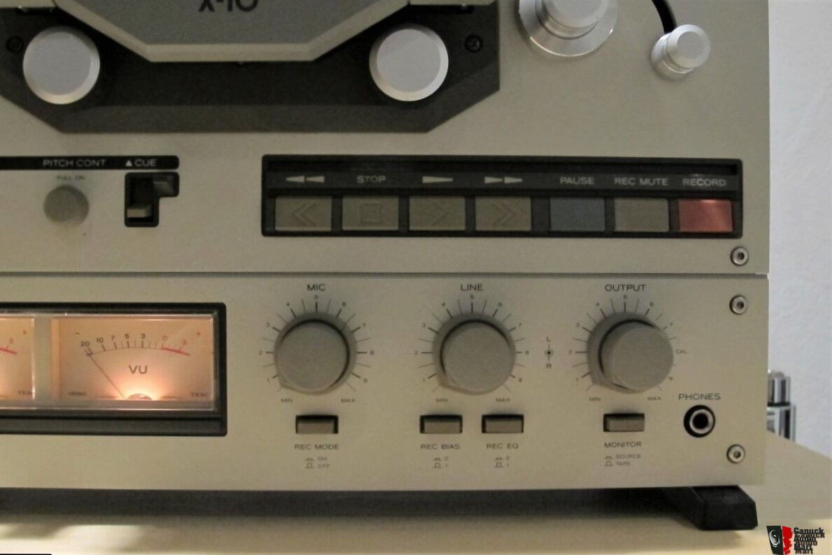 TEAC X-10 4-track, 2-channel reel to reel tape recorder