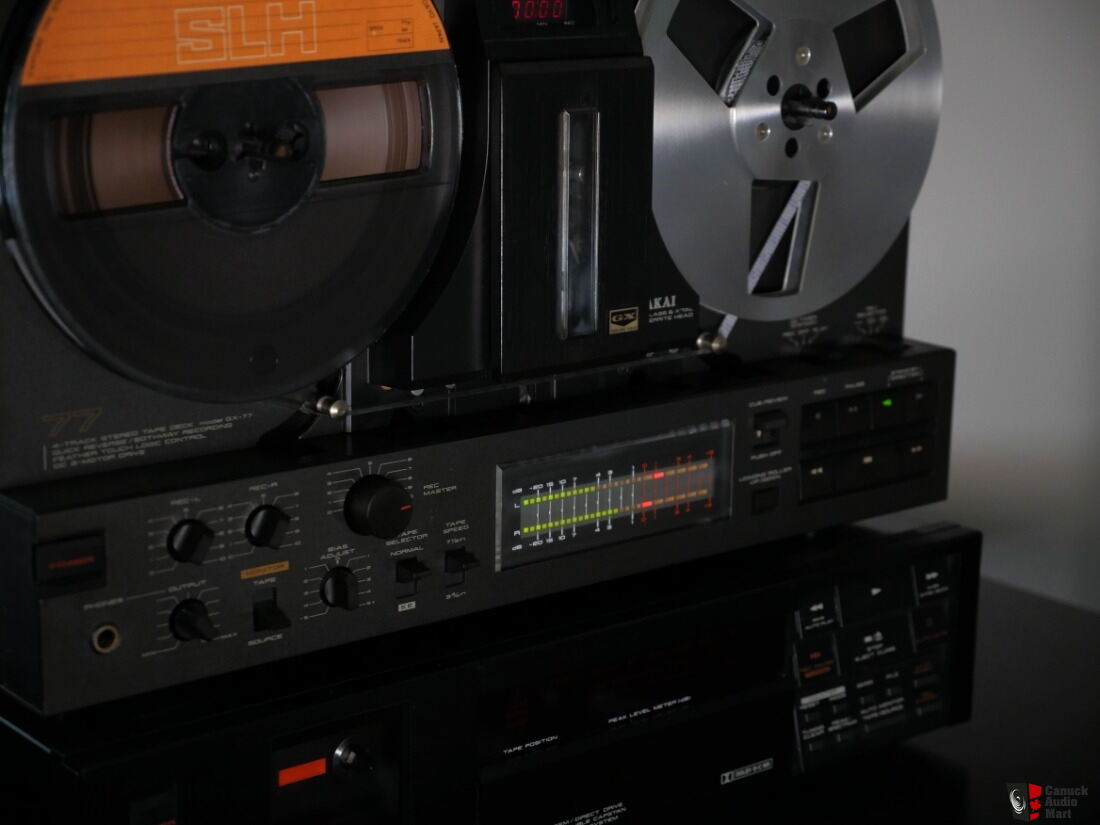 AKAI GX-77 reel to reel deck+ new belts, low hours - $1,050 Photo #4919776  - Canuck Audio Mart