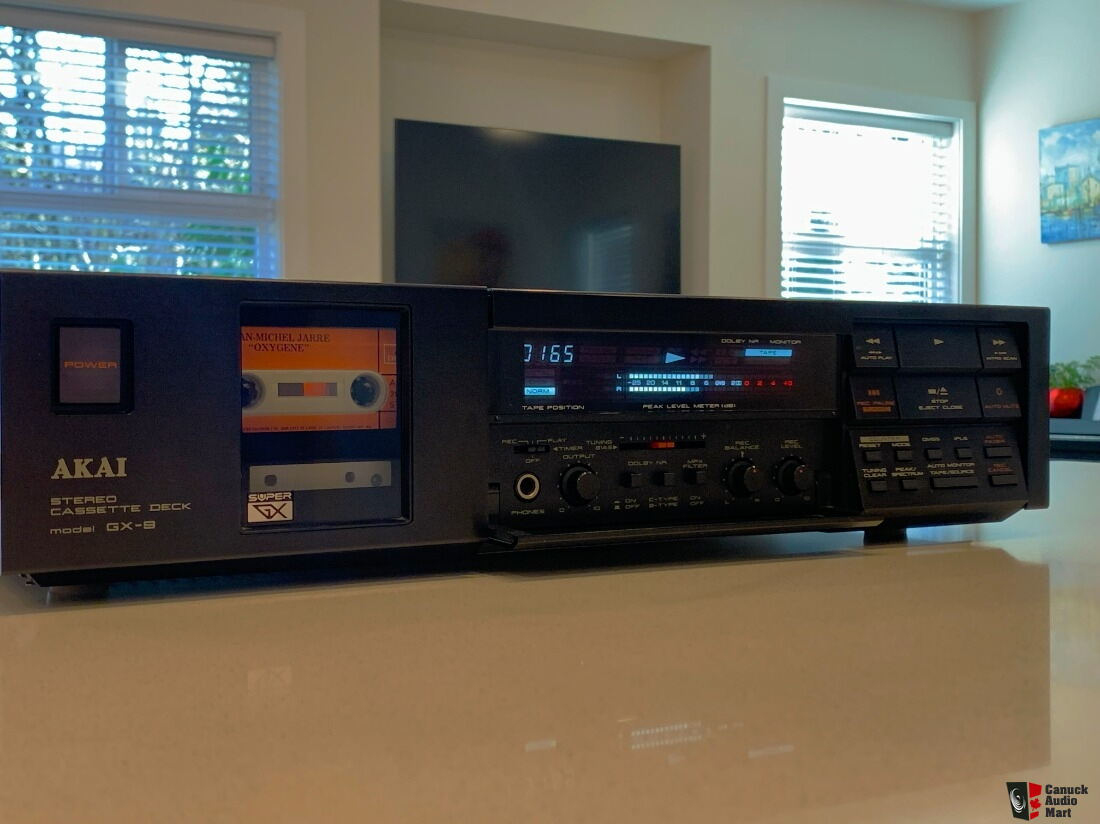 AKAI GX-9 stereo cassette deck Excellent ++condition plus manuals