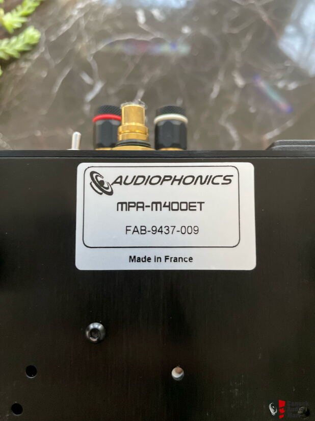 Audiophonics Mpa M Et Power Amplifier Class D Mono Monoblock Purifi
