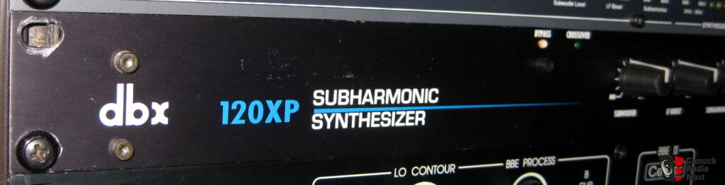 DBX 120XP Subharmonic Synthetsizer FOOD FOR SUBWOOFER! Photo