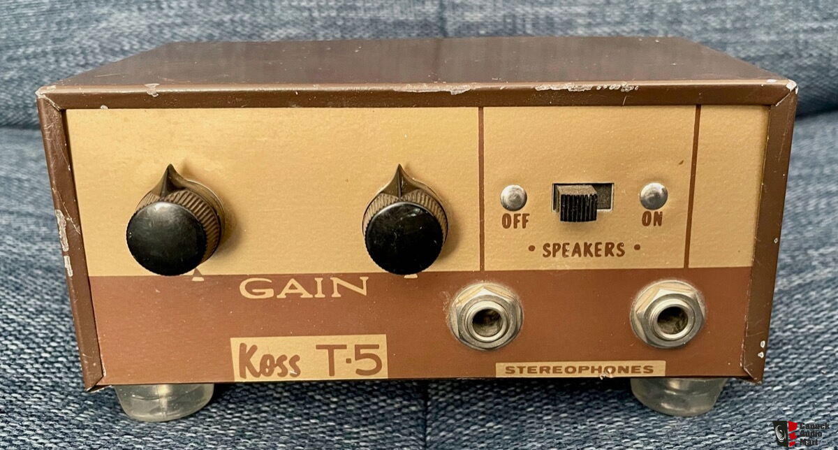 Boîtier Commutateur Casque Stéréo Vintage Koss Électrostat - AS-IS Pour Pièces