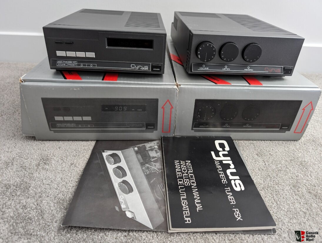 Cyrus 2 Integrated Amplifier & Cyrus Digital Tuner Photo #5002365 ...