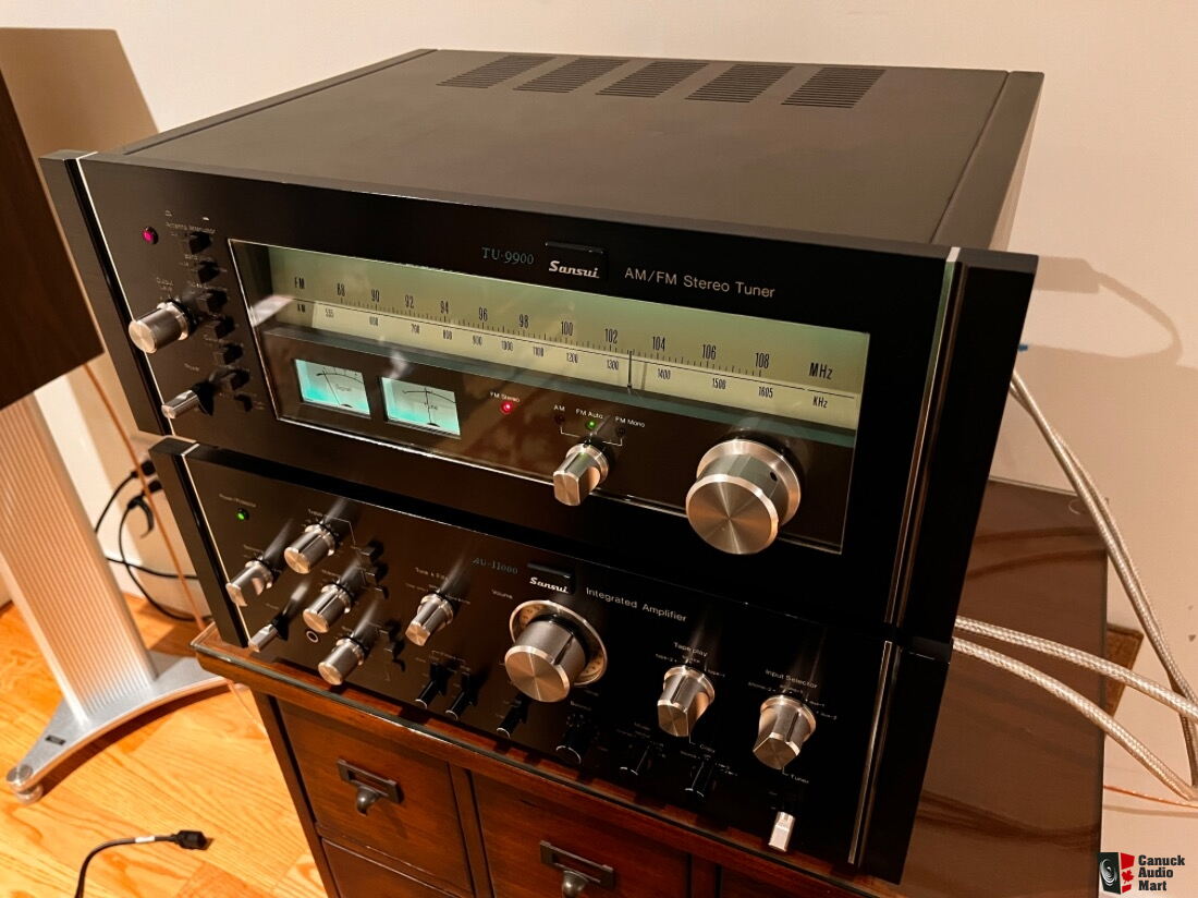 Sansui AU-11000 and TU-9900 pair fully restored Photo #5013262