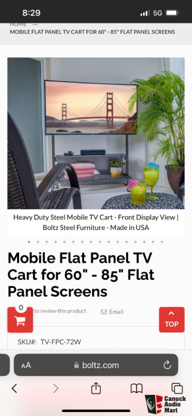 Bolts tv rack - with TV - price drop Photo #5017439 - Canuck Audio Mart