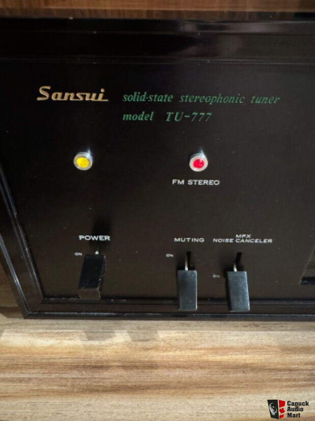 Sansui Tuner TU-777 most beautiful vintage tuner ever made Photo