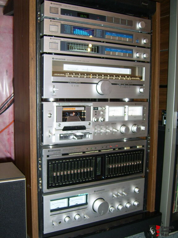 Complete topoftheline vintage Kenwood set KA801 amplifier KX1060
