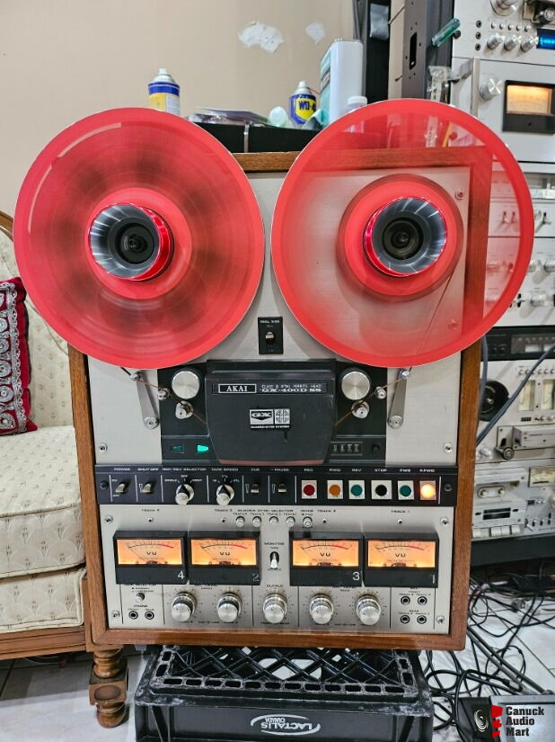 Akai-GX400DSS- 4 & 2 tracks/Fully serviced & tested. Reel to Reel Tape  Recorder Photo #5024046 - US Audio Mart