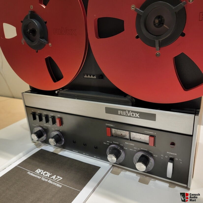 Revox A77 MKIII stereo reel to reel tape recorder Photo #1793060 - Canuck  Audio Mart
