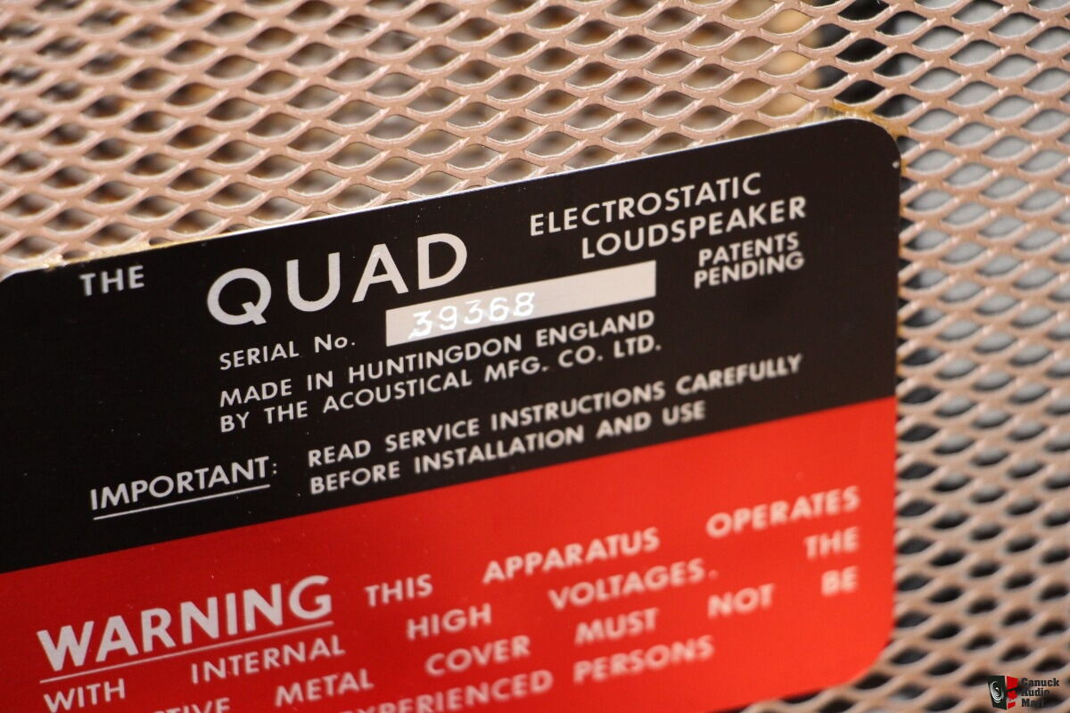 Paire D'enceintes électrostatiques QUAD ESL 57 – Vintage, Occasion