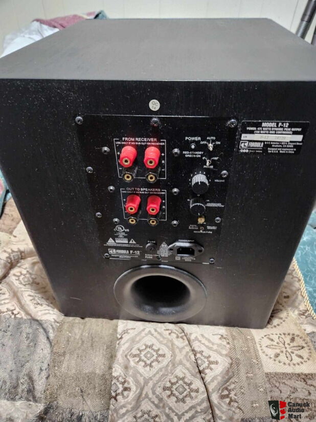 Bic America F12 Subwoofer W/Extra speaker Photo 5069715 US Audio
