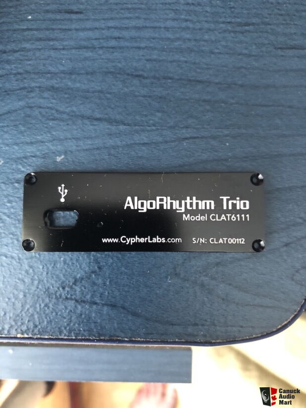 通販在庫あCypher Labs AlgoRhythm Trio Thomson 6111 真空管ポータブルアンプ ヘッドフォンアンプ
