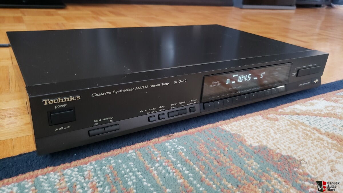 Technics ST-G460 - Quartz Synthesizer AM/FM Stereo Tuner - Made in