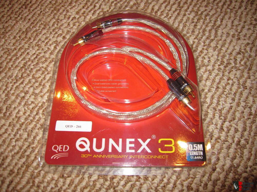 QED Qunex 3 - 30th Anniversary 0.5M RCA Cables Photo #512875 - US Audio ...