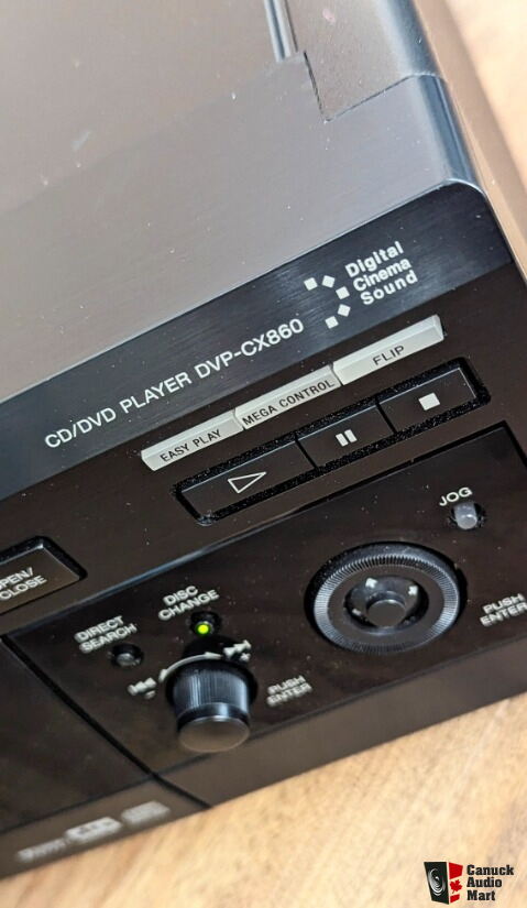 SONY DVP-CX860 300 Plus 1/ Disc Explorer DVD and CD Changer/ Fully