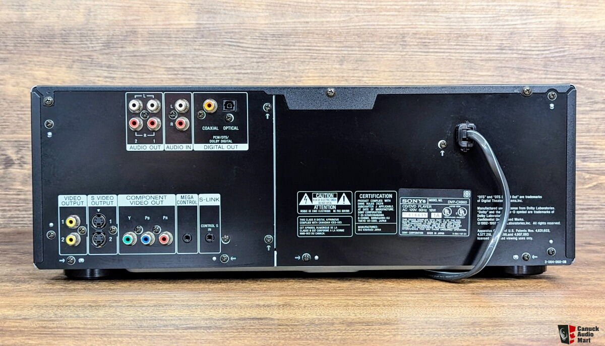 SONY DVP-CX860 300 Plus 1/ Disc Explorer DVD and CD Changer/ Fully