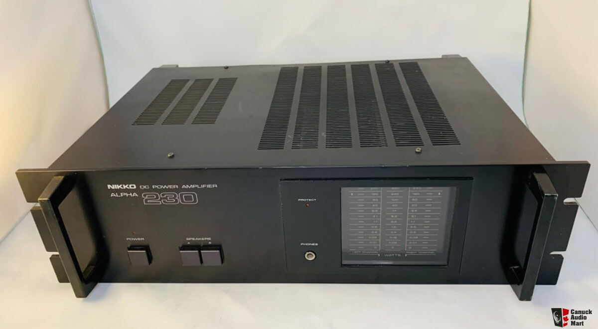 Nikko Alpha 230 Stereo Power Amplifier (Japan) Photo #5159873 - US