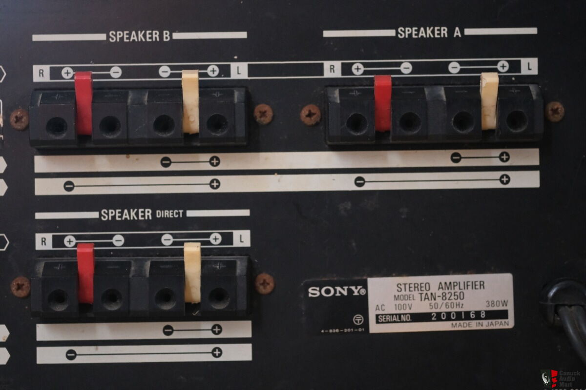 1974 SONY POWER Amp TAN-8250 Photo #5212999 - Aussie Audio Mart