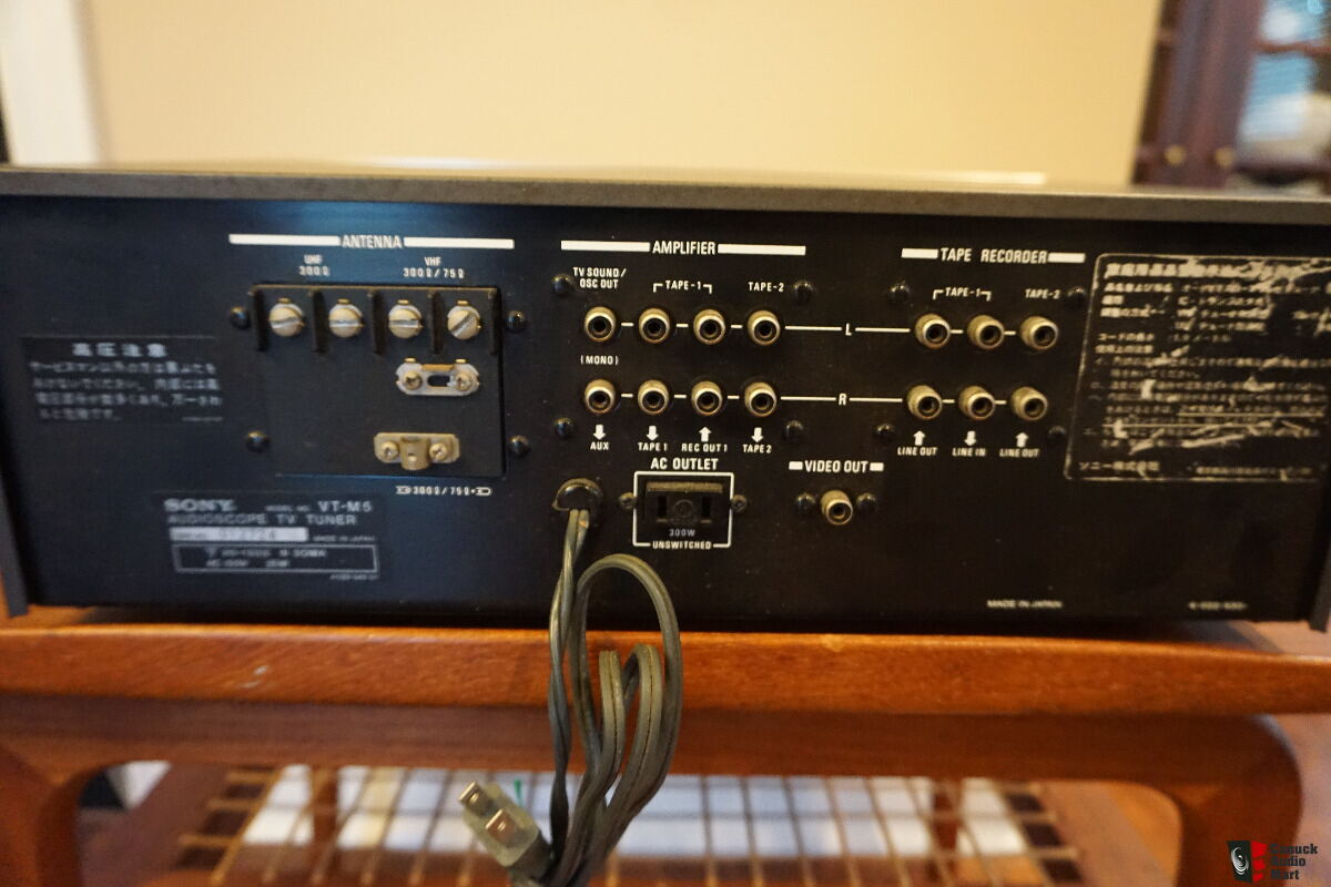 Sony VT-M5 Audio Scope TV Tuner from Japan For Sale - Canuck Audio