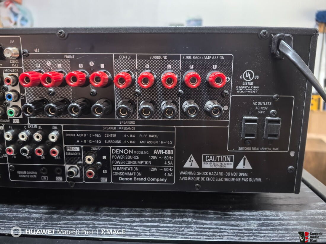 Denon AVR-688 7.1 75W AV Receiver Photo #5233533 - Aussie Audio Mart