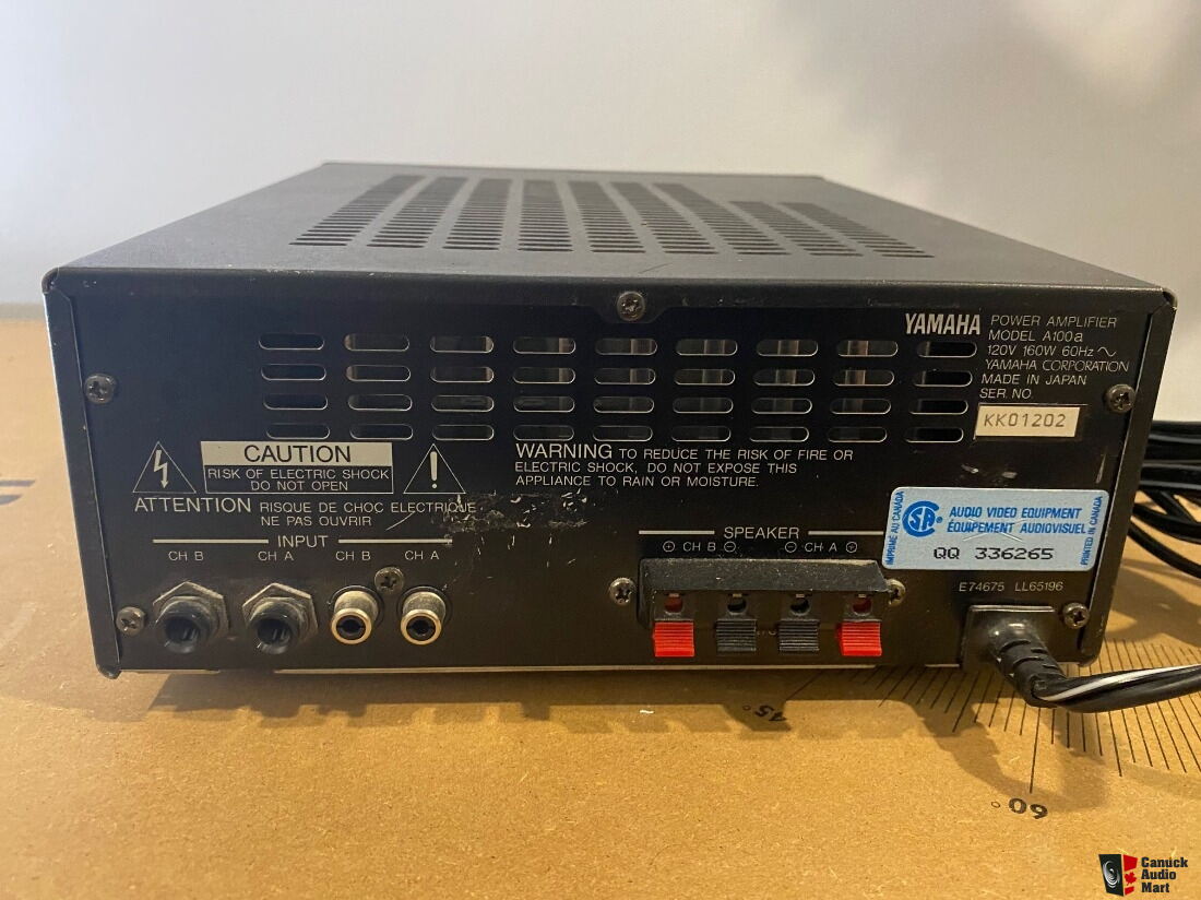 Yamaha A100a Power amp Photo #5239050 - Aussie Audio Mart