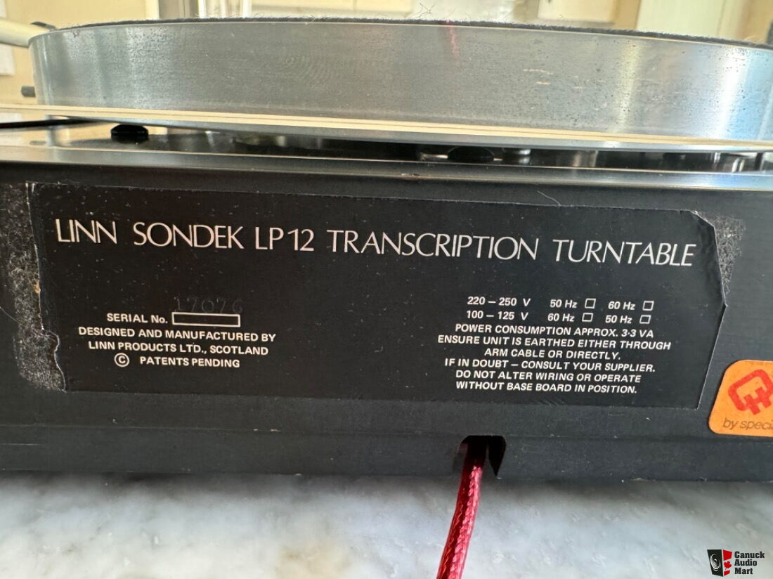 Linn Sondek lp12 upgrade '' baisse de prix''!! Photo #5300477 - Canuck ...