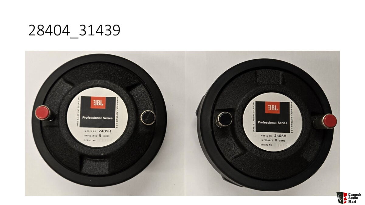 JBL 2405H Ultra High Frequency Driver For Sale - Canuck Audio Mart