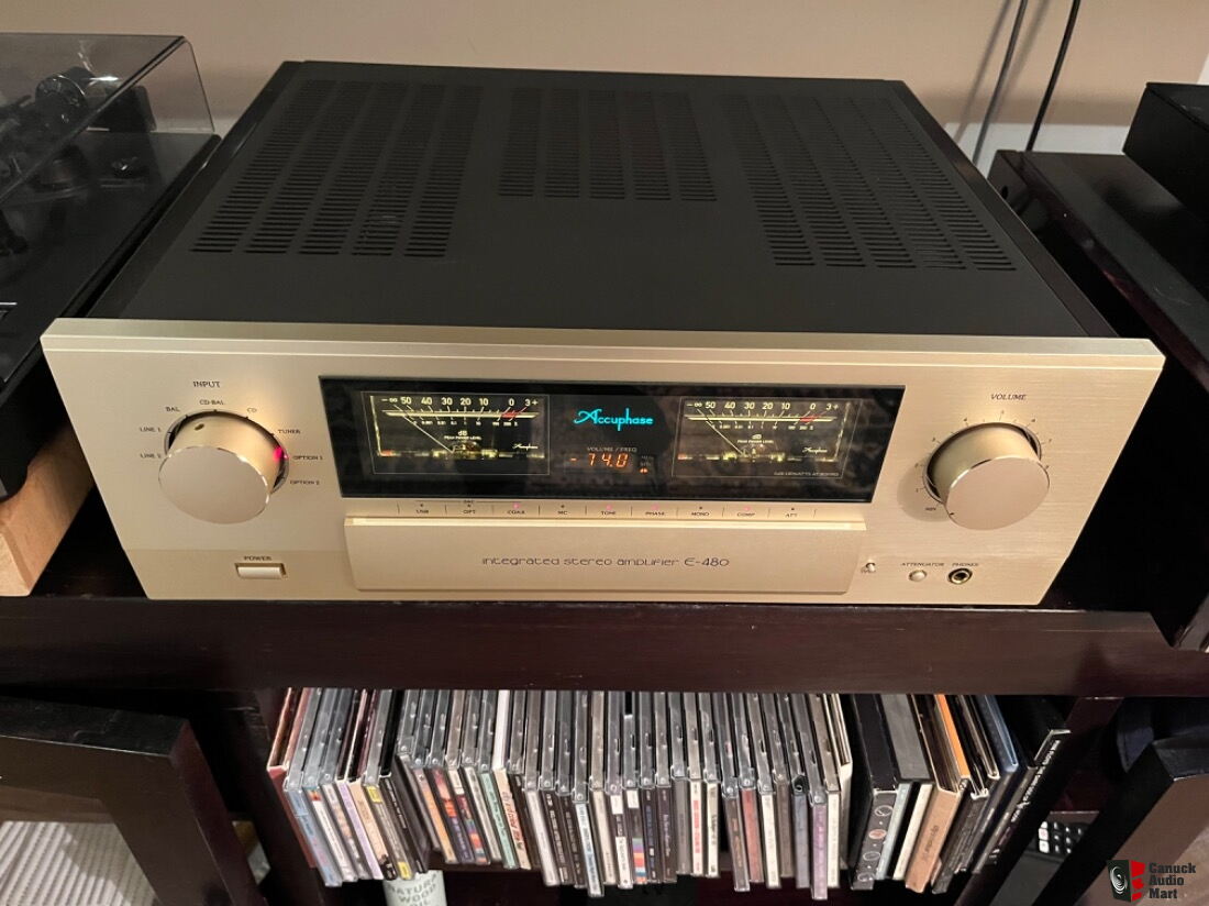 Accuphase E-480 with DAC40 and AD50 Options For Sale - Canuck
