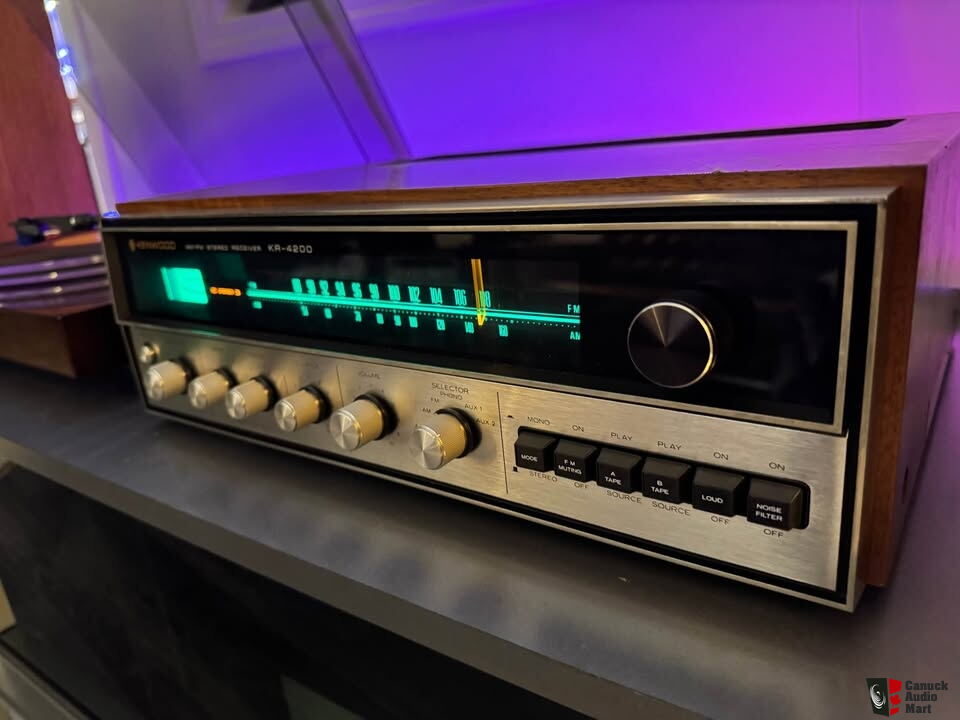 AMPLIFICATEUR KENWOOD STEREO RECEIVER KR-4200 / VINTAGE AMPLIFIER