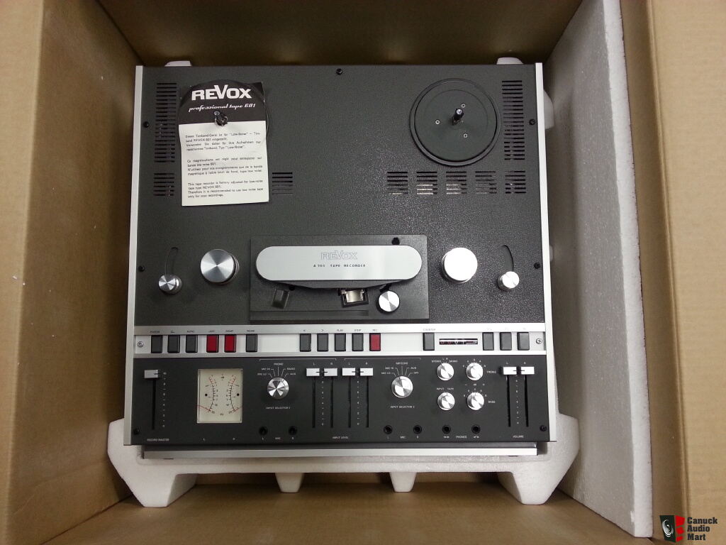 REVOX A700 4 TRACK REEL TAPE PLAYER IN BOX, LIKE NEW, BUT NOT WORKING For  Sale - Canuck Audio Mart