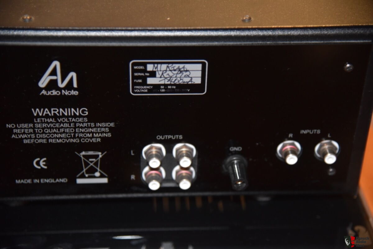 Audionote M1R1AA Phono stage MM, made in UK Photo #5456536 - Canuck ...