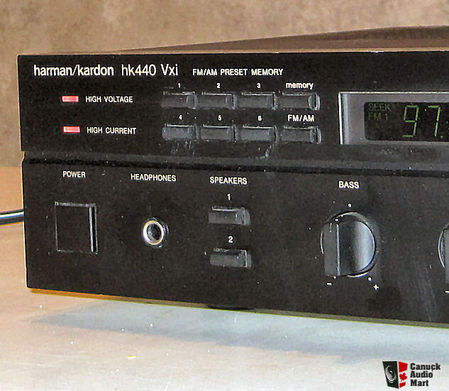 HARMAN KARDON HK440 Vxi Stereo Receiver 4 Or 8 Ohm Working Photo