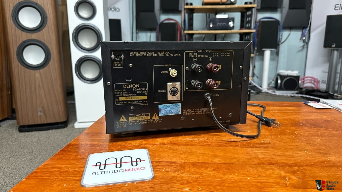 Transformateur Denon POA 6600 - Pièce D'occasion, Testée Et Fonctionnelle, Tensions De Sortie Correctes