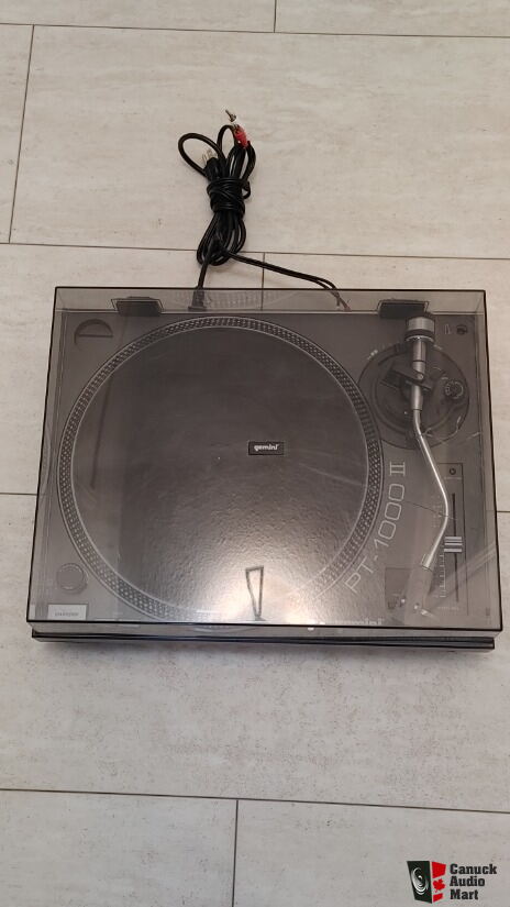 Great Gemini PT-1000 2 DJ turntable Works Great For Sale - Canuck