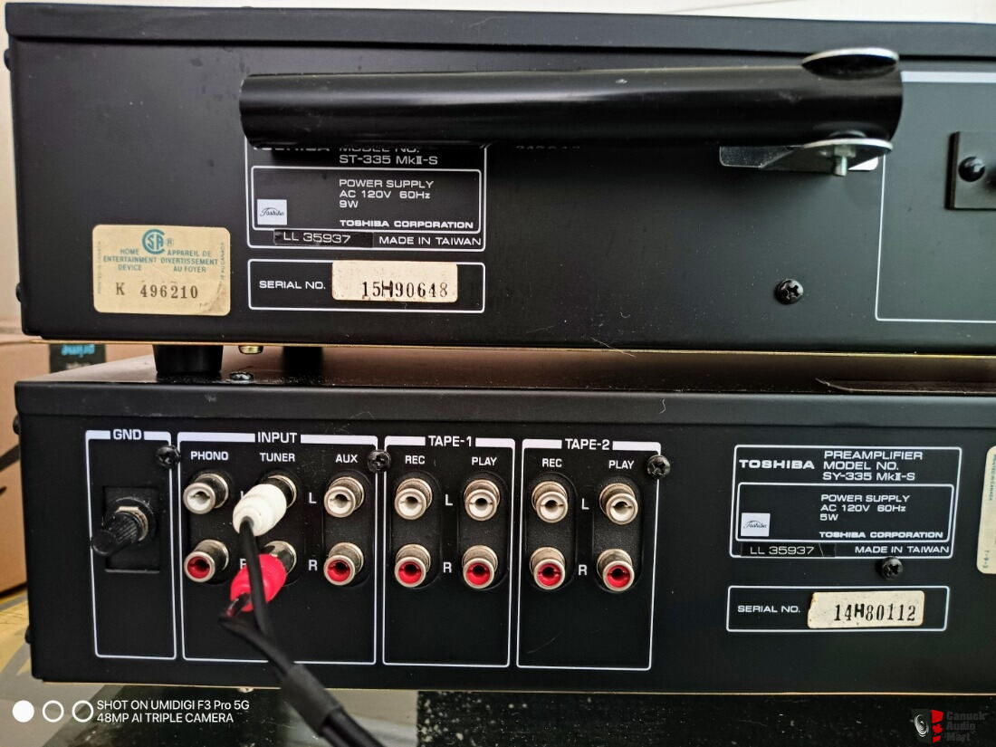 Vintage Aurex / Toshiba ST335 MKII TUNER, SY335 MKII Pre Amp plus