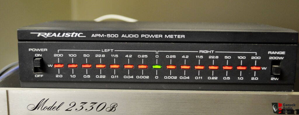 Realistic APM 500 Power Meter Photo 554912 US Audio Mart