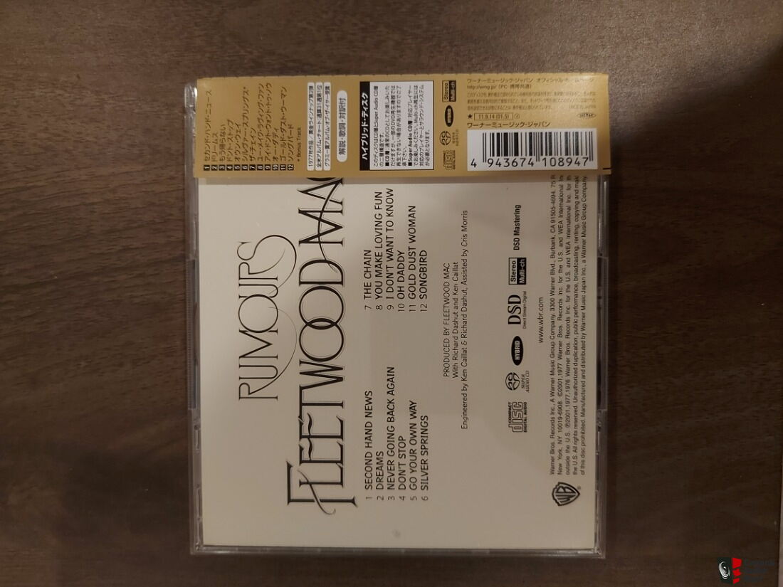 Fleetwood Mac – Rumours (SACD/CD Hybrid Edition) Japan Import main image 1