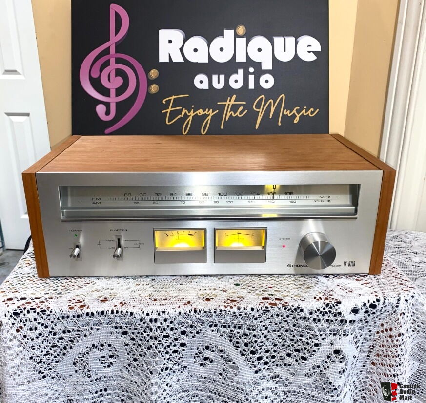Pioneer Vintage AM/FM Stereo Tuner in Cherry TX-6700 Photo #5586215 ...