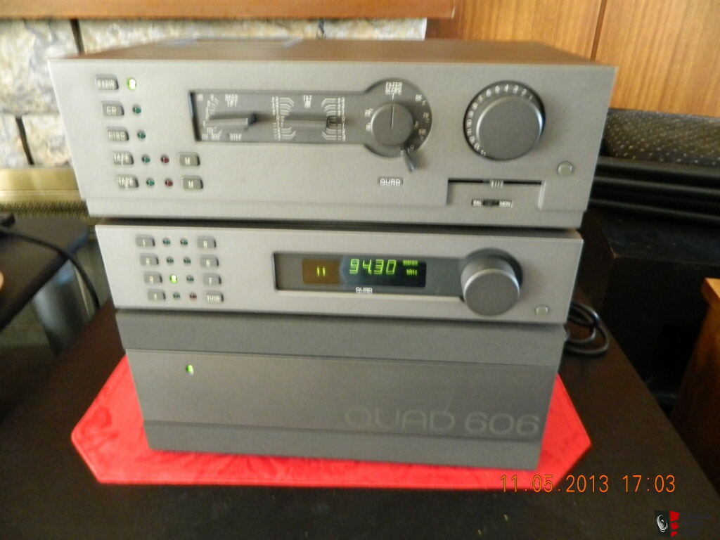 Quad 606 Power Amp, Quad 44 Preamp and Quad FM4 Tuner ( SOLD to