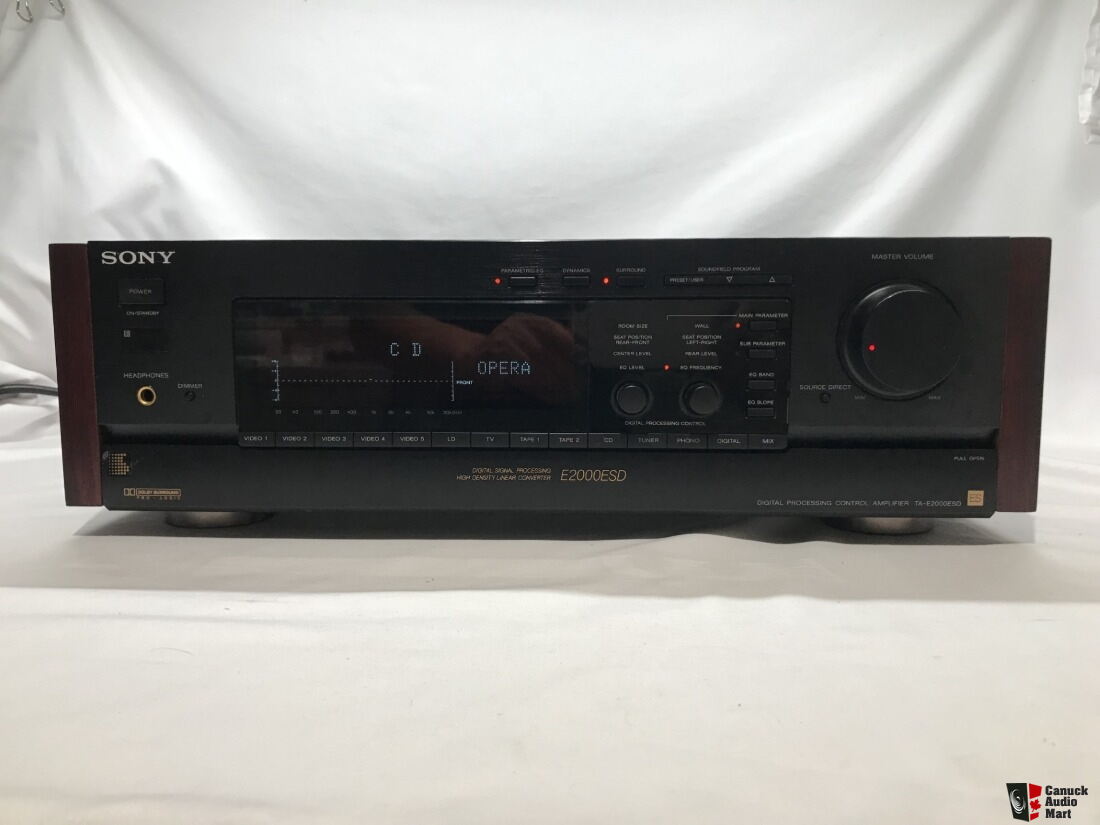Sony TA-E2000ESD Pre Amp Digital Processing Control Amplifier With